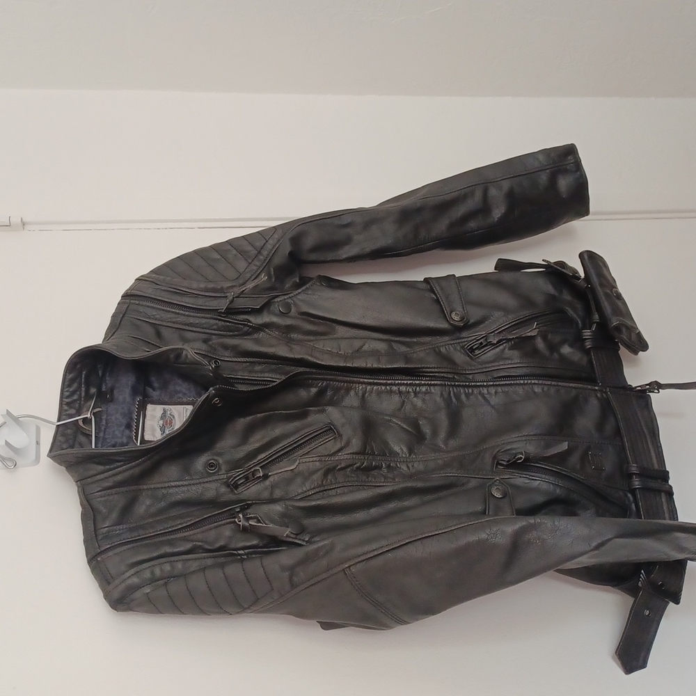 Harley Davidson women's convertible leather jacket